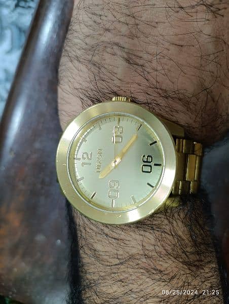 Heavy Duty Gold Plated Original Nixon Corporal Watch in 12500 only 5