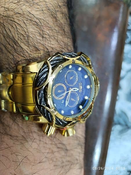 Extremely Heavy Duty Gold Plated Invicta watch Marvel Edition in 12500 4