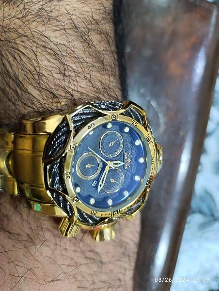 Extremely Heavy Duty Gold Plated Invicta watch Marvel Edition in 12500 7