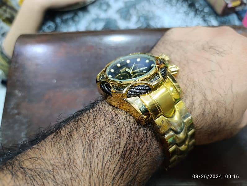 Extremely Heavy Duty Gold Plated Invicta watch Marvel Edition in 12500 13