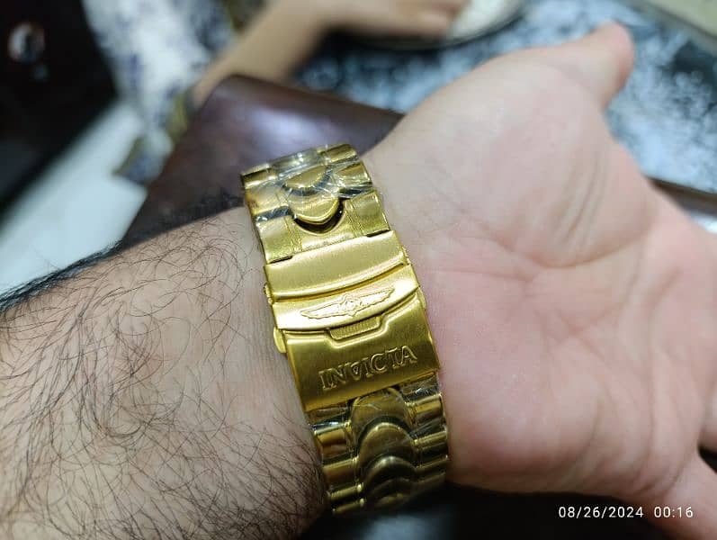 Extremely Heavy Duty Gold Plated Invicta watch Marvel Edition in 12500 14