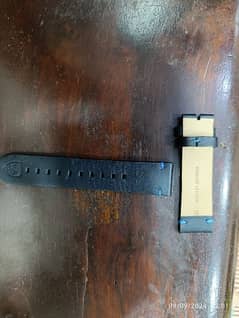 Ferrari  Blue Black Original Leather 22 mm strap in 2000 Only