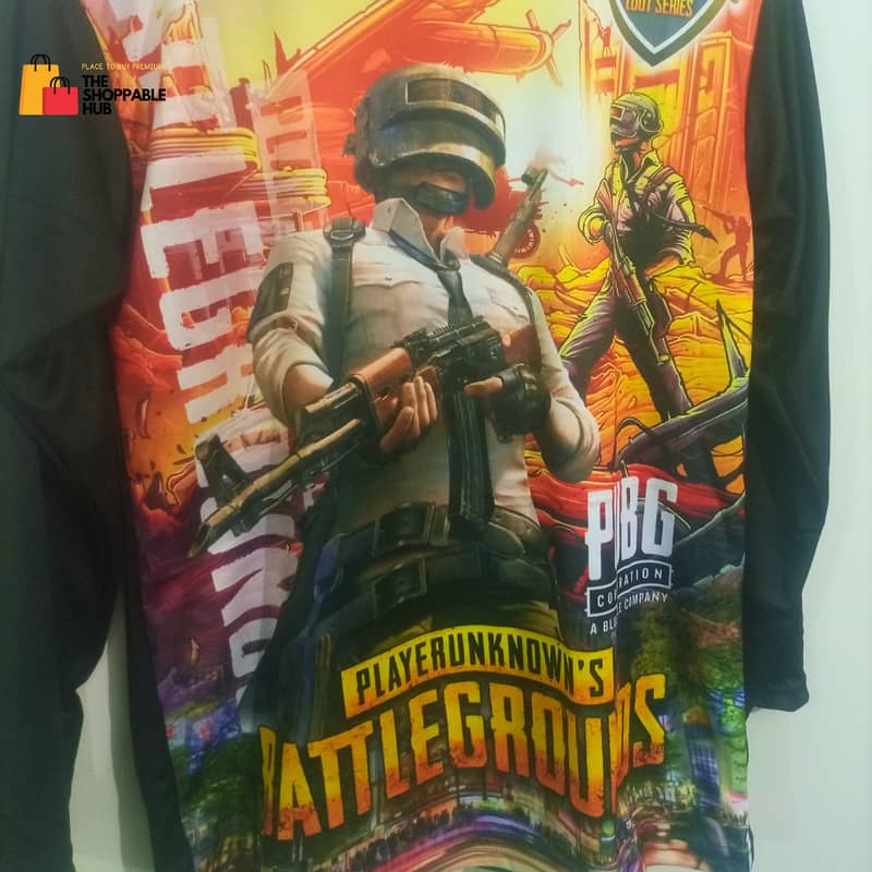 Premium Quality Pubg T Shirts For Men and Boys HD 3D Print Polyester 3