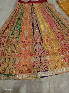 mehndi dress for bridals