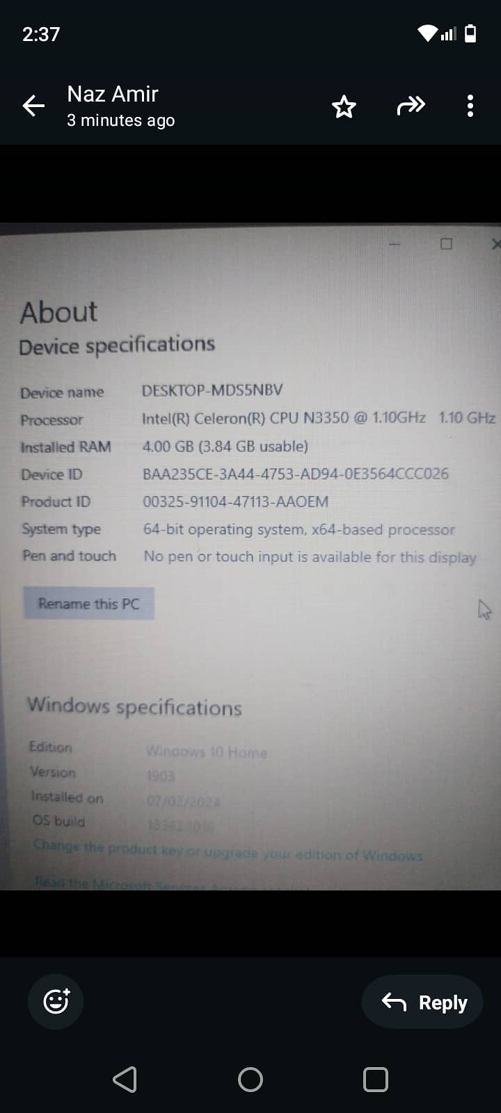 Laptop for sale 6