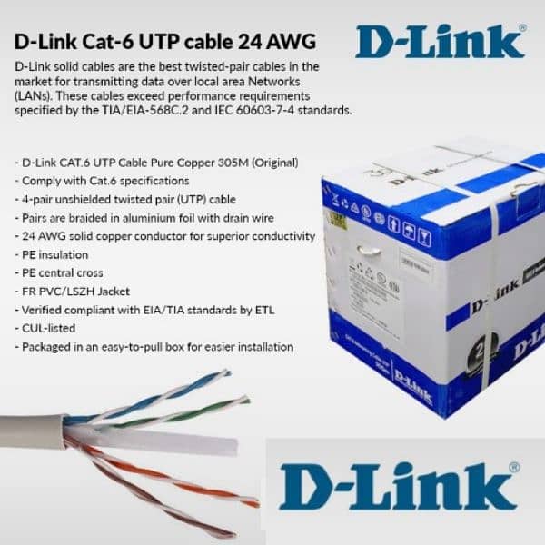 Cat6 Networking Slink White Cable Roll Box 2