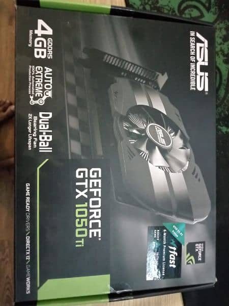 Asus Ge Force GTX 1050ti 3