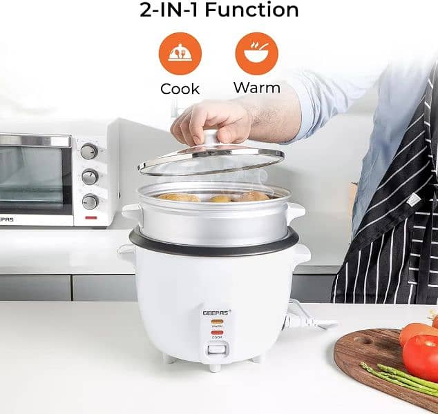 GEEPAS 400W RICE COOKER 2