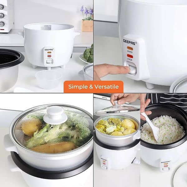 GEEPAS 400W RICE COOKER 6