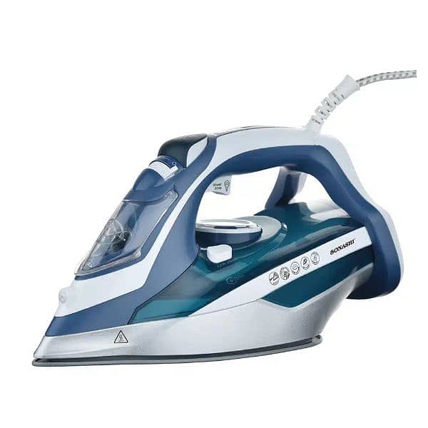 Sonashi Steam Iron 450 ml 3000 W SI-5082C Blue/Silver 0