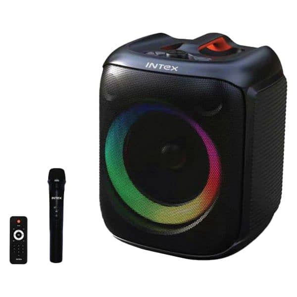 Intex Sound Station 8 Zoom Rechargeable Bluetooth Speaker Black 0