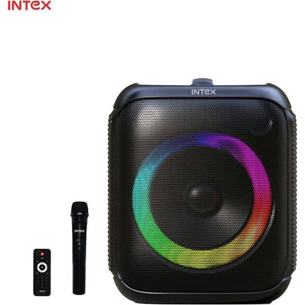 Intex Sound Station 8 Zoom Rechargeable Bluetooth Speaker Black 1