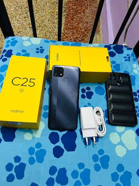 Realme C25s 4/128 Official Set with Box Charger 8