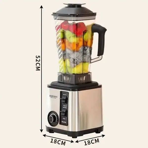 Bardefu 3 in 1 Multifunctional Blender Commercial Blender 9500W 4