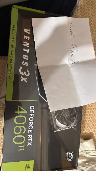 MSI GeForce RTX 4060 Ti VENTUS 3X 8G OC Graphic Card 1