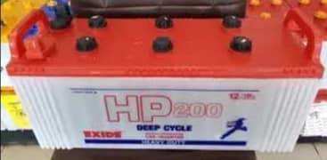 Exide 200 heavy duty for solar and ups available