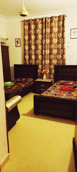 Fully Furnished Rooms with attached bath, AC ,Gyeser, oven, Fridge,Led 10