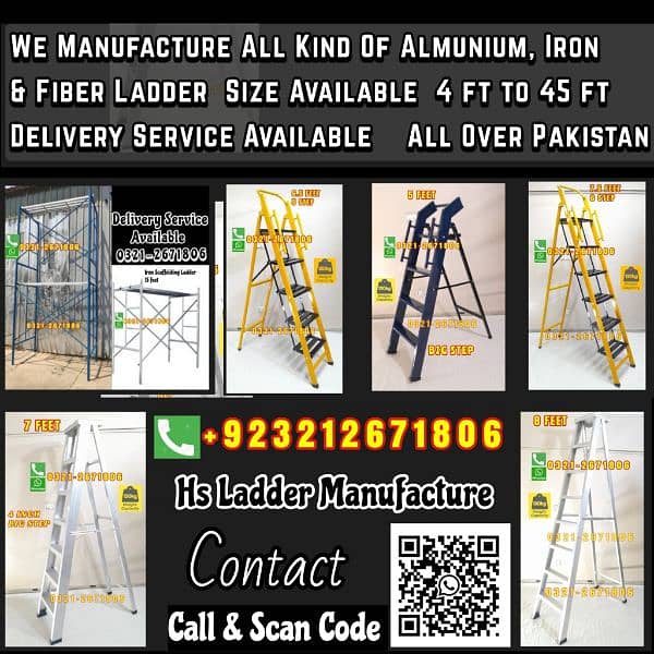 Almunium Ladder ,Iron Ladder ,Scaffolding Ladder ,Seeri 0