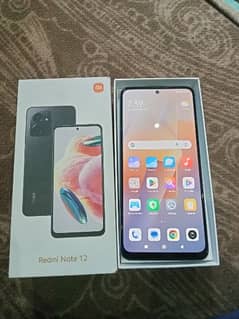 Redmi note 12 complete box in warranty