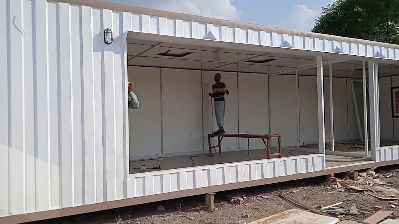 Prefab rooms Container office toilet washroom Guard cabins porta cabin 4