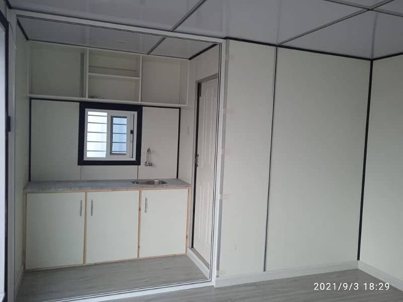 Prefab rooms Container office toilet washroom Guard cabins porta cabin 6