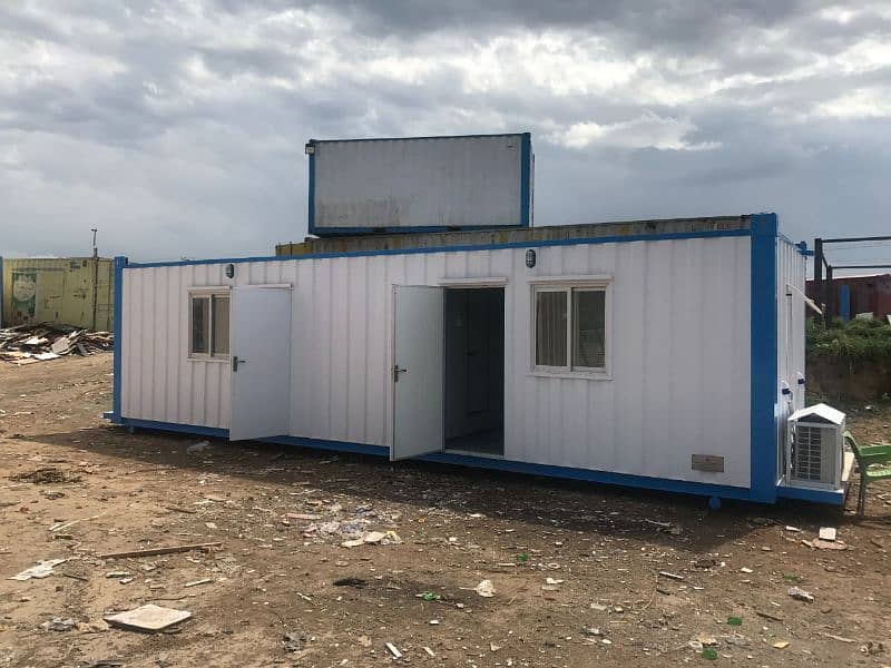 Prefab rooms Container office toilet washroom Guard cabins porta cabin 4