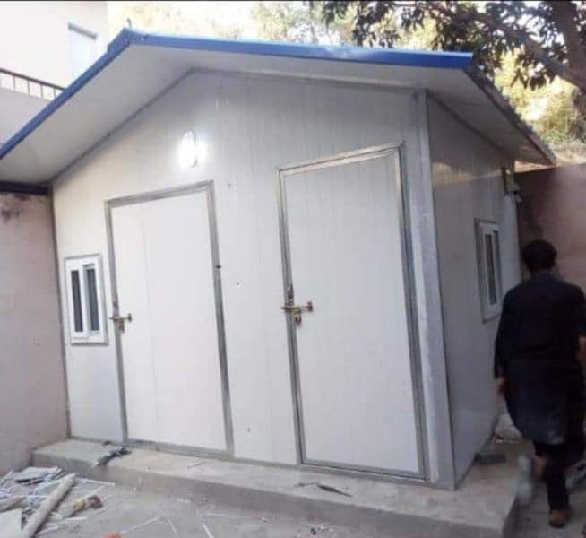 Prefab rooms Container office toilet washroom Guard cabins porta cabin 9