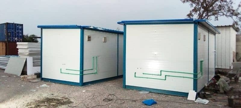 Prefab rooms Container office toilet washroom Guard cabins porta cabin 11