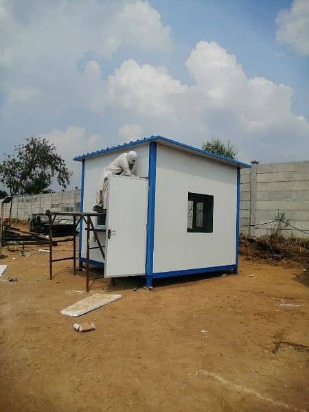 Prefab rooms Container office toilet washroom Guard cabins porta cabin 12