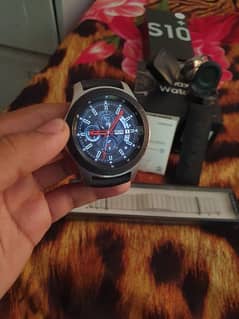 samsung galaxy watch 46mm 2 months used with stainless strap