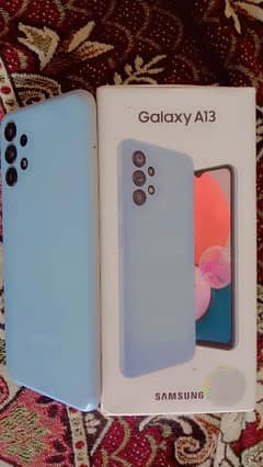 Samsung A13 Blue Color Lush Condition Complete Box