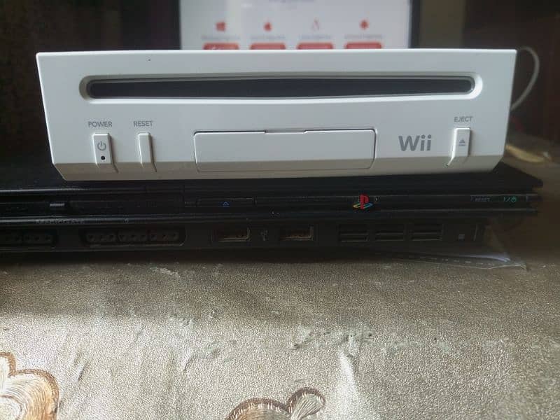 Ps2 Slim & Nintendo Wii in one price, exchange also available 1