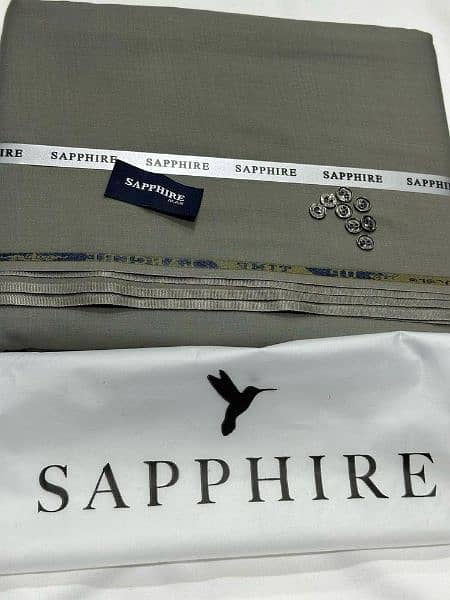 Sapphire Wash and Wear Plain Suit 5