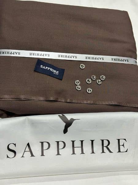 Sapphire Wash and Wear Plain Suit 7