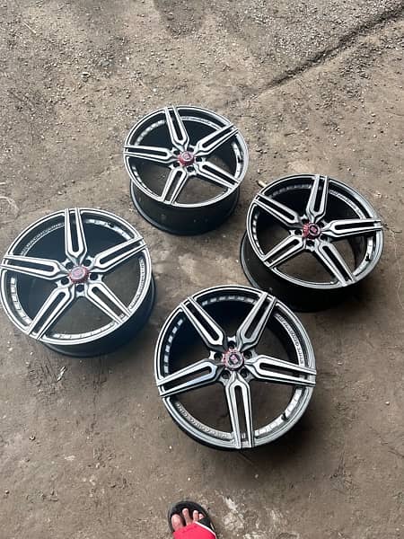 18 inch Rims and New Tyres for Toyota Corolla and Prius 5