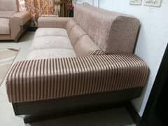 6 seater sofa set and matching curtains and carpet for sale