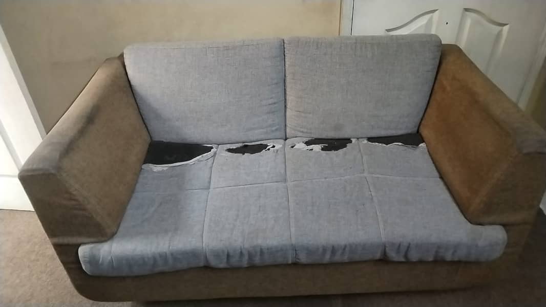 QUICK SALE: 7-Seater Sofa Set with Table 1