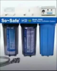 So Safe Three Stage Water Purification System with UV Lamp 9"