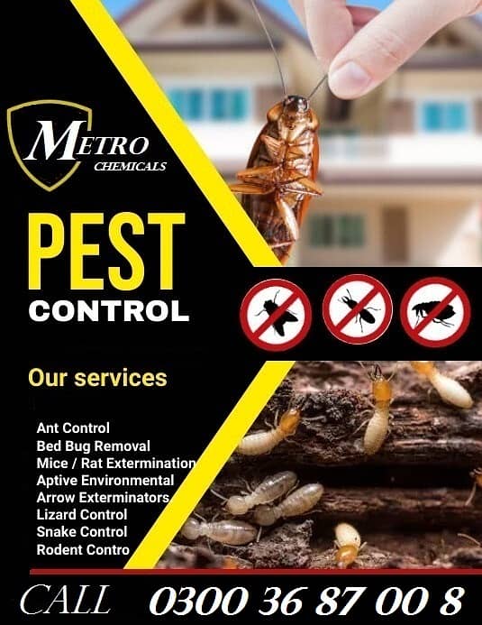 Pest control services & Termite Treatment Fumigation all types insects 3