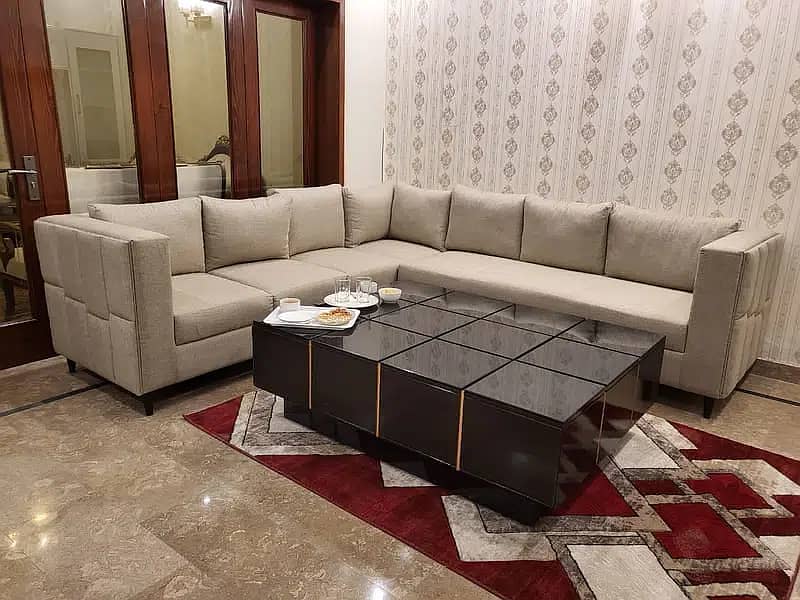 L shape sofa / corner sofa / 6 seater sofa / velvet sofa / Sofa set 0