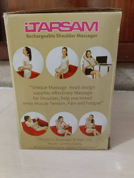 imported Wireless shoulder and body massager with box and accesories 1