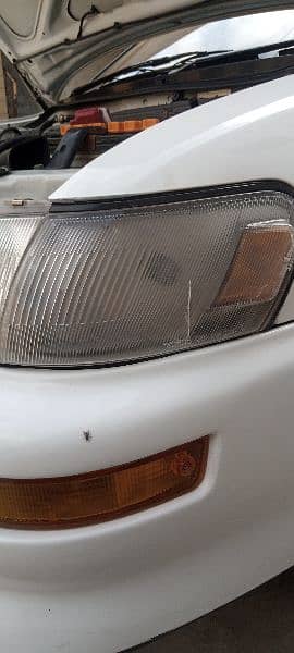 indus corolla Headlights & lace seat cover 7