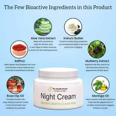 Night Cream For Bright, White And Clear Skin. 0