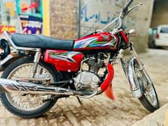 Honda Cg125 Red Vip Condition 0