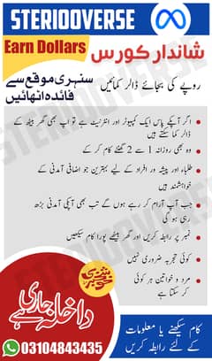 Online Job Earn thousands of Dollar from pakistan