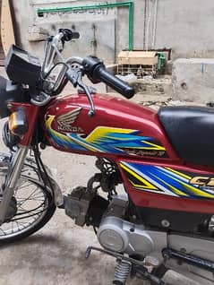 Honda cd 70 2021 model 10/10 condition sacrash less bike 03217699114