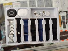 Smartwatch V11 Classic 10 in 1 With AirPods Box Pack