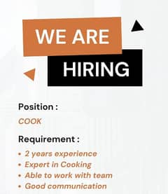 Cook Required