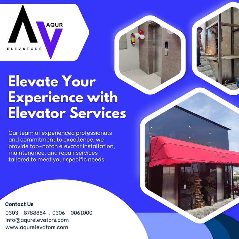 Elevator/ Lift Installation / Repairing Services / lifts for plaza 5