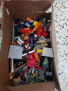 Legos multiple set with blocks + characters and cars etc